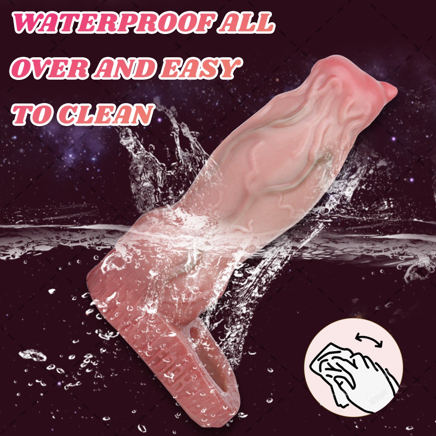 Realistic Thickening Silicone Cock Sleeve - True Touch for Improving Male ED and Fatigue