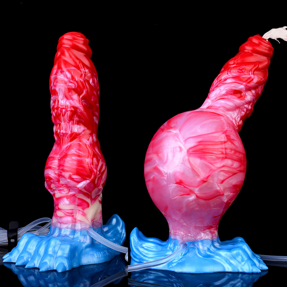 Consolador inflable multifuncional con chorro de agua: una experiencia sensorial inmersiva, ideal para mujeres y lesbianas.
