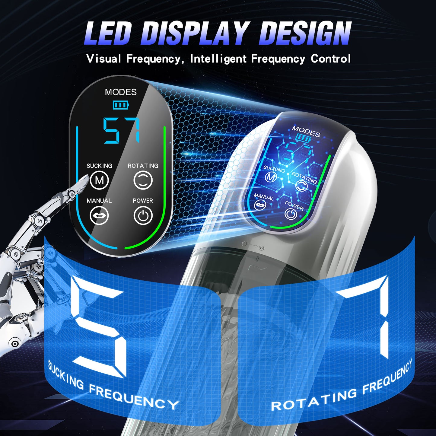Smart Licking Male Penile Massage Stroker – Hands-Free Sexual Toys
