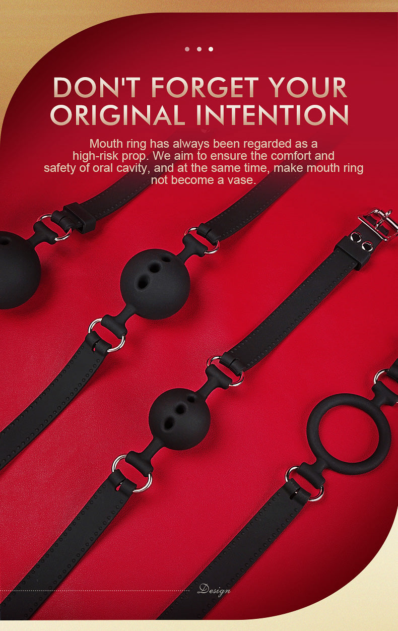 Ultimate Bondage Ball Gag – BDSM Important Accessories of Sex Toys for Women!