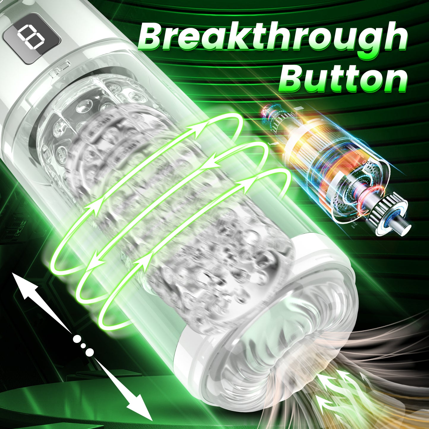 Intelligent Thrusting & Rotating Blowjobs – Multi-Mode Adjustable Sex Toys for Men