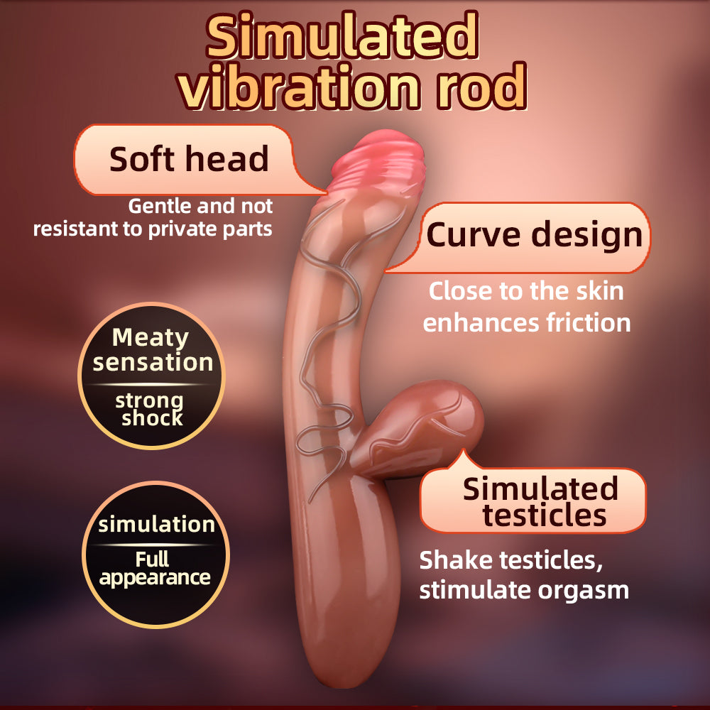 Silicone Clitoris Vibrator Dildos– Multiple Sensory Stimulation Female Sex Toys