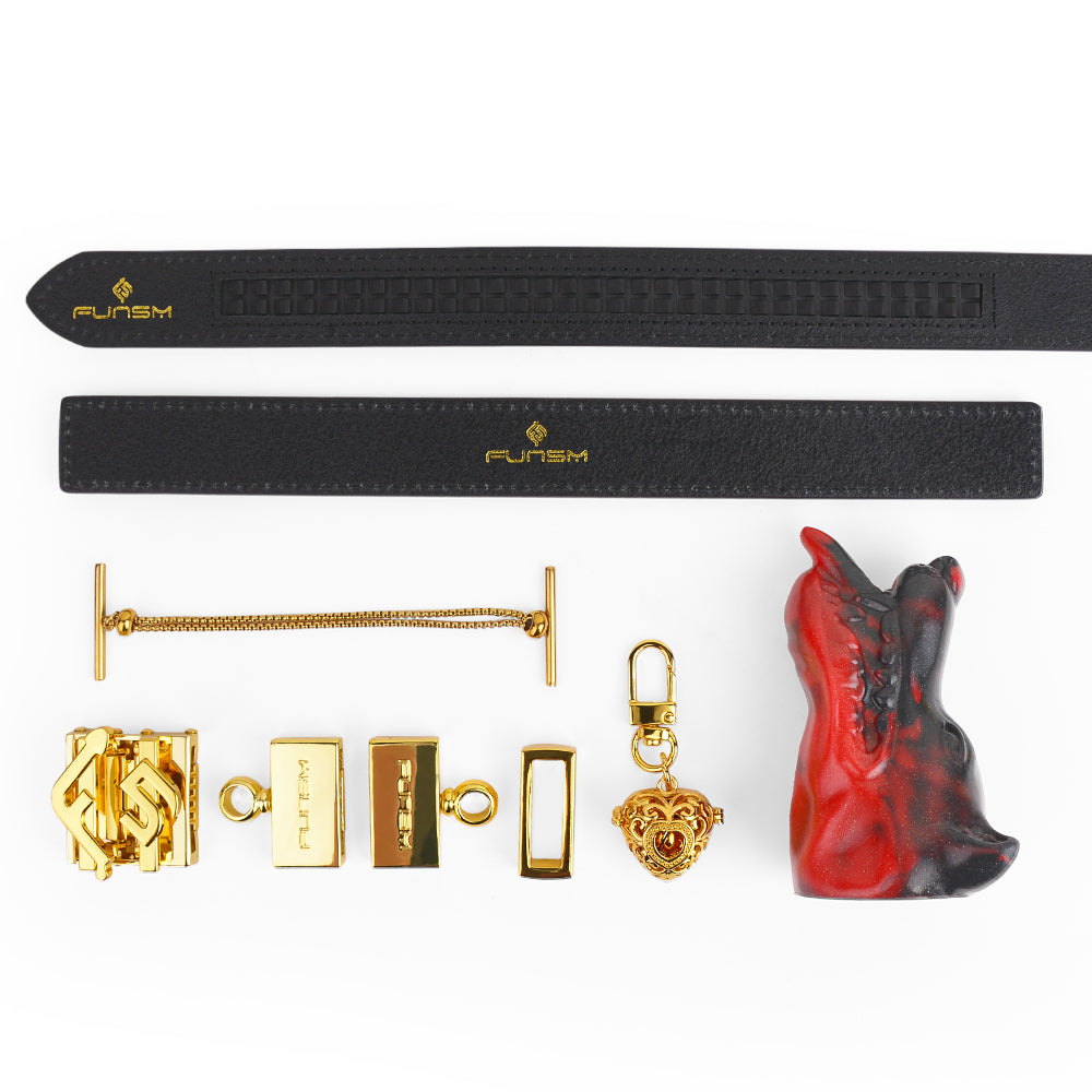 Fantasies Ball Gag – Dog Shaped Vertical Ball Gag for Power Addicts