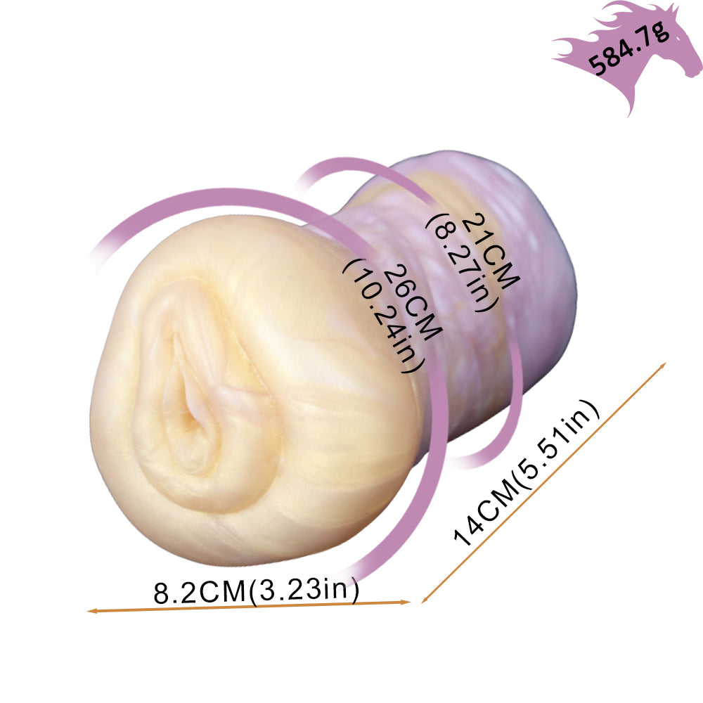 Peach Stallion Penis Massage Pocket Pussy – Fantasy Silicone Vaginal Male Masturbator