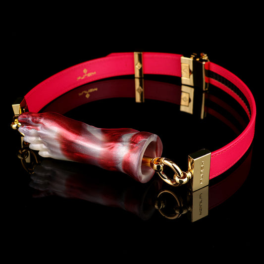 Mordaza de bola para la boca con pies — Juguetes sexuales BDSM de fantasía para adultos, ataduras y bondage