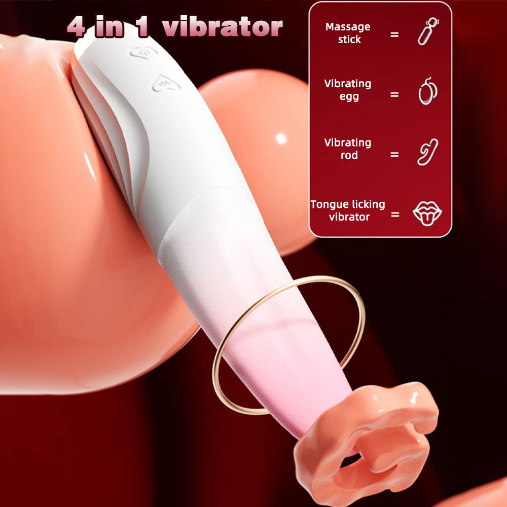 Clit Licker Bullet Vibrator – Multi-Frequency Silicone Anal Sex Toys for Women