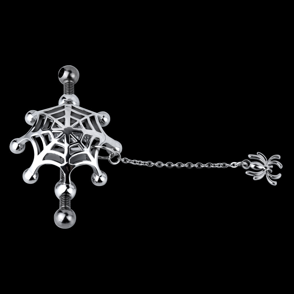 Spider Web Erect Nipple Clamps Sex Toys - Extreme BDSM Strap On of Women