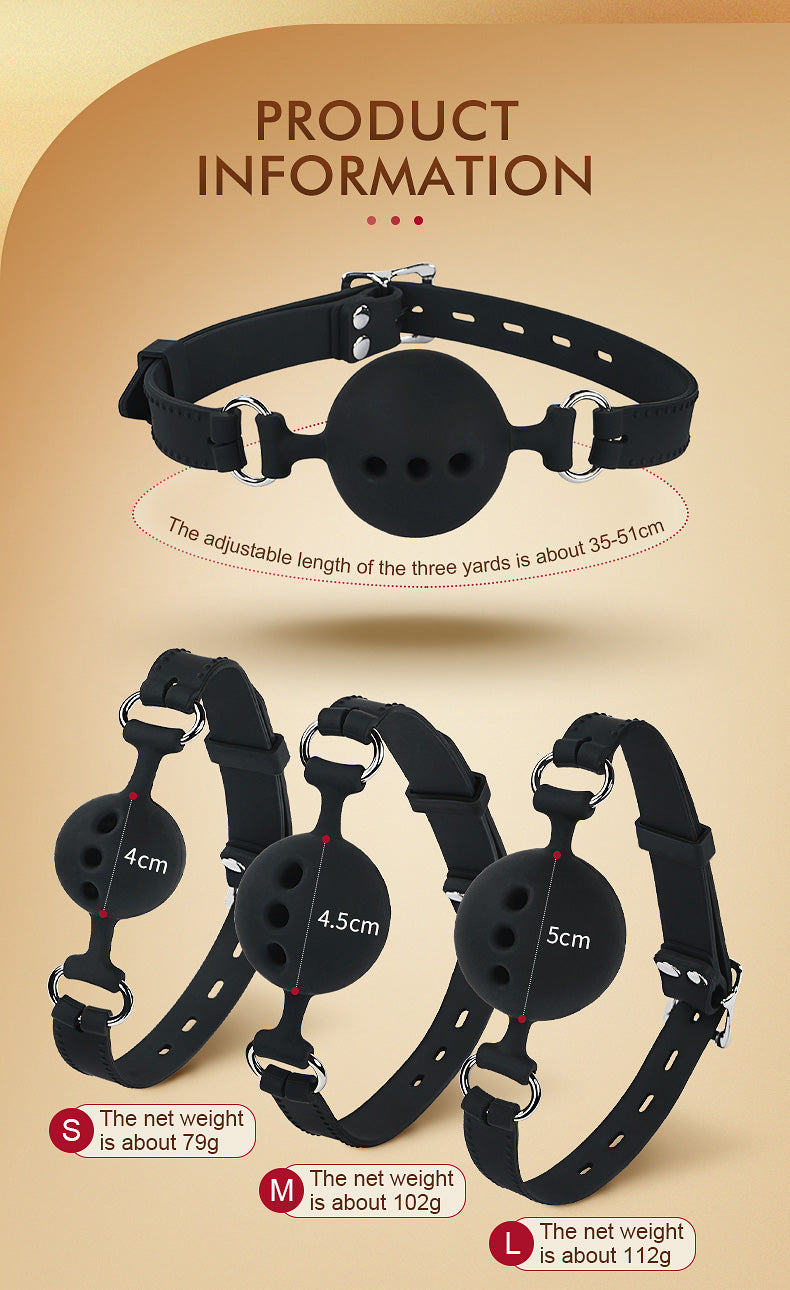 Ultimate Bondage Ball Gag – BDSM Important Accessories of Sex Toys for Women!