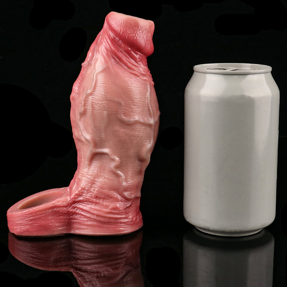 Realistic Silicone Penis Sleeve – Enhanced Size Thickness And Erectile Support