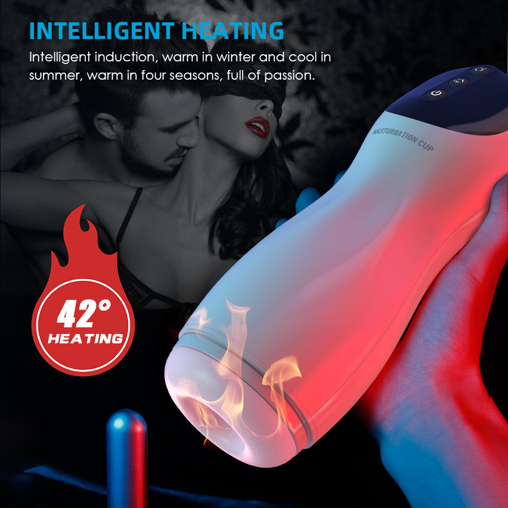 LustBond Smart AI Stroker – Intelligent Heating & Revolutionary Pleasure Experience