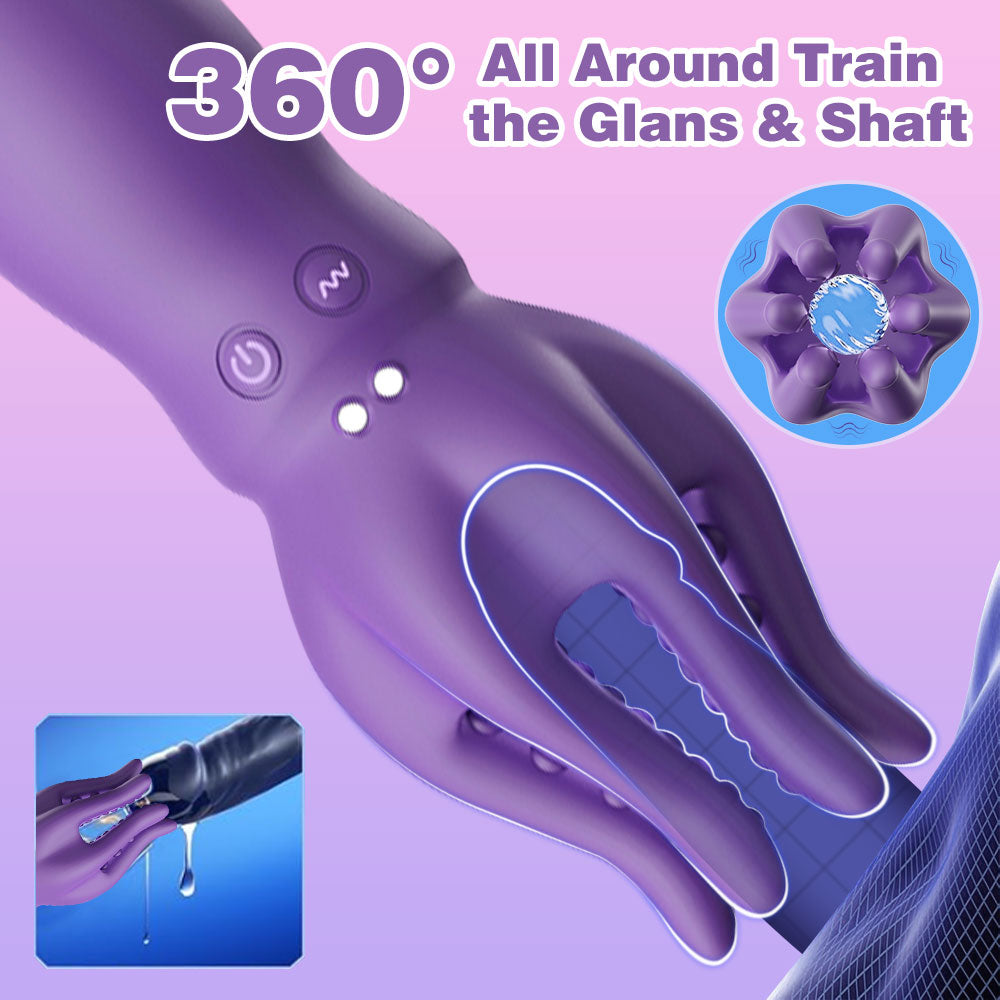Thrusting Vibrators Didlo Masturbator Cup - Multi-Functional Sex Toys