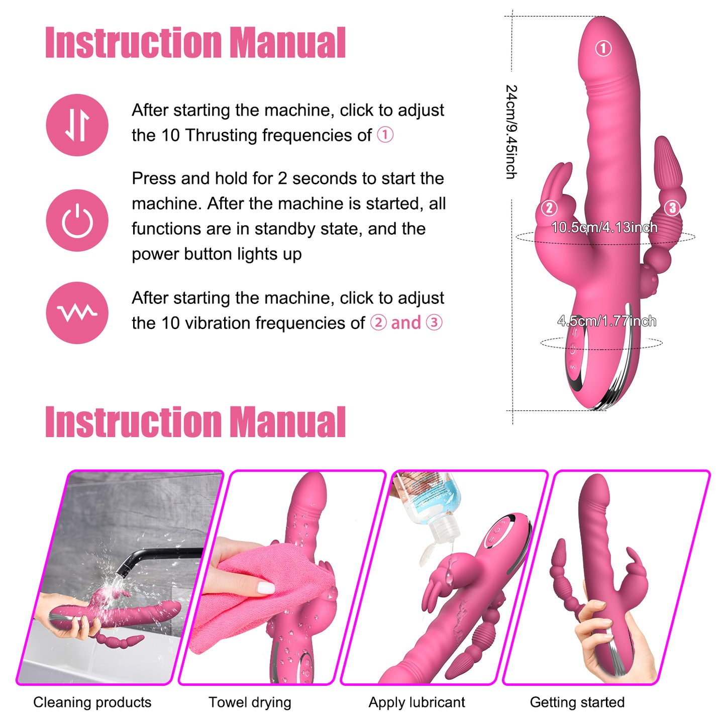 G-Spot Vibrator – Multi-Sensory Pleasure for Intense Female Sex Toys Orgasms