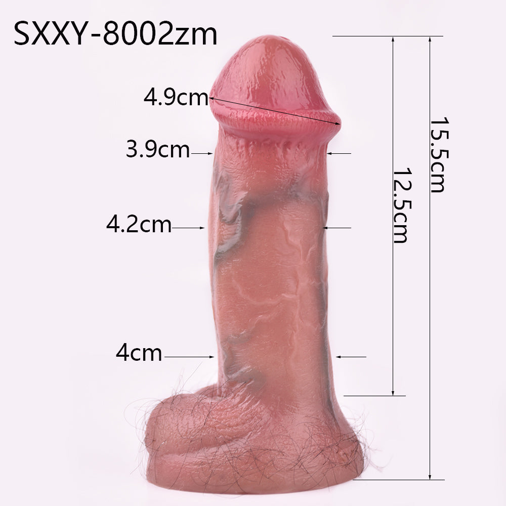 Consolador anal de silicona realista: estimulación específica del punto G para el placer femenino