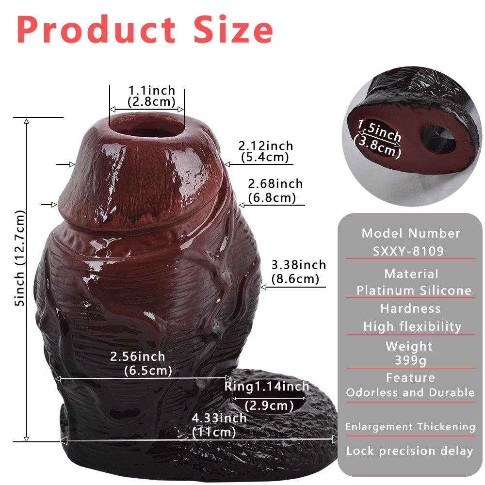 Exquisite Realistic Penis Sleeve – Enlargement & Ultimate Male Sex Toy Experience