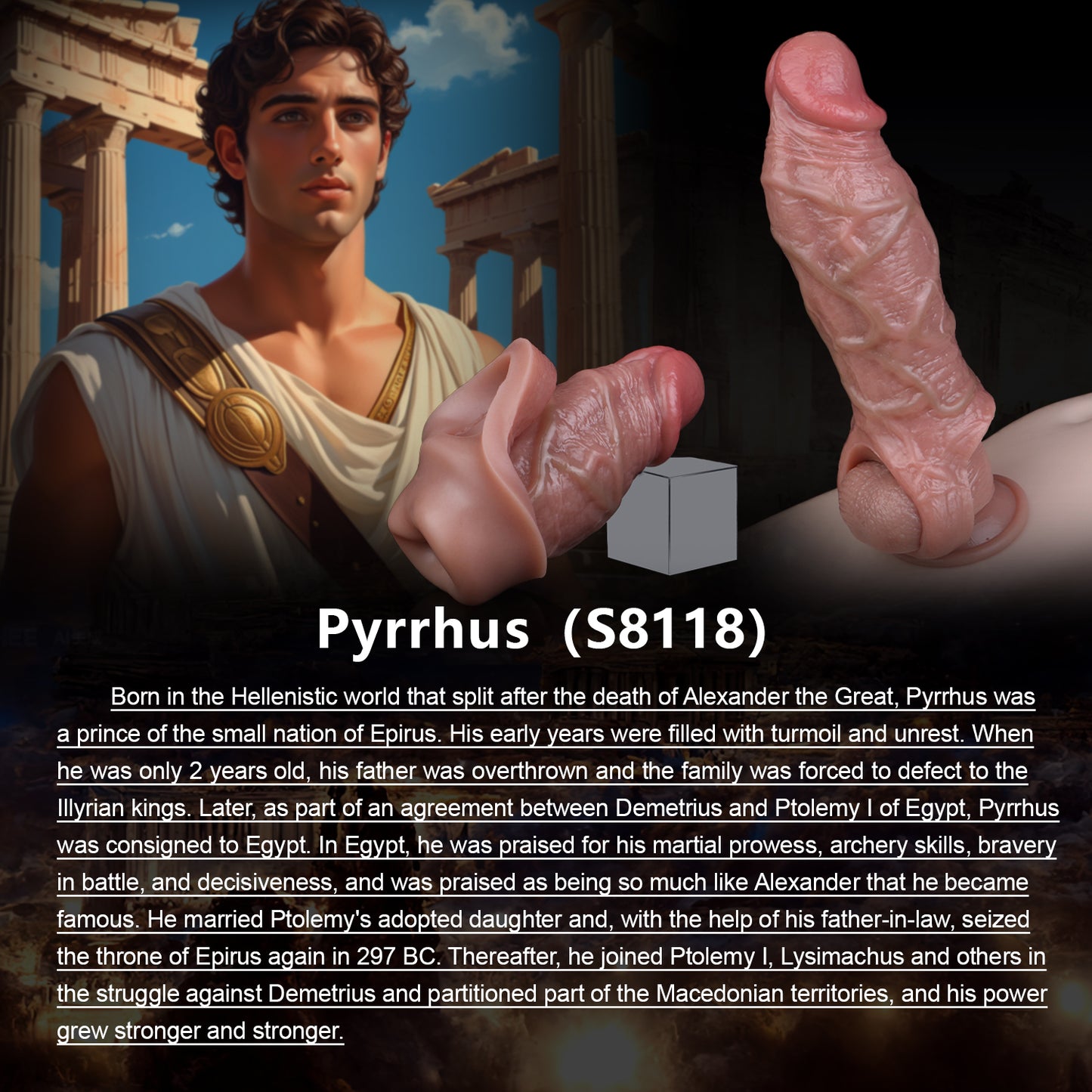 Silicone Cock Sleeve — Prolongs Sexual Passion, Ideal for Male Sex Toys