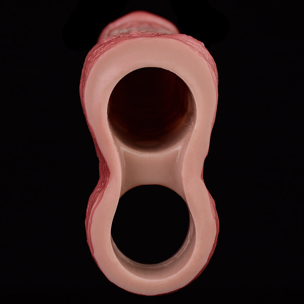 Long Silicone Penis Sleeve - Ultimate Male Cock Extender Sex Toys