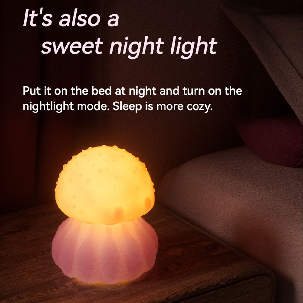 Jellyfish Clitoral Vibrator & Nipple Suckers — Silicone Glowing Female Masturbation Toy