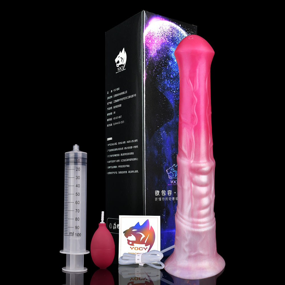 Pink Squirting Fantasy Horse Cock – Simulated Ejaculation for Female Vaginal Masturbation