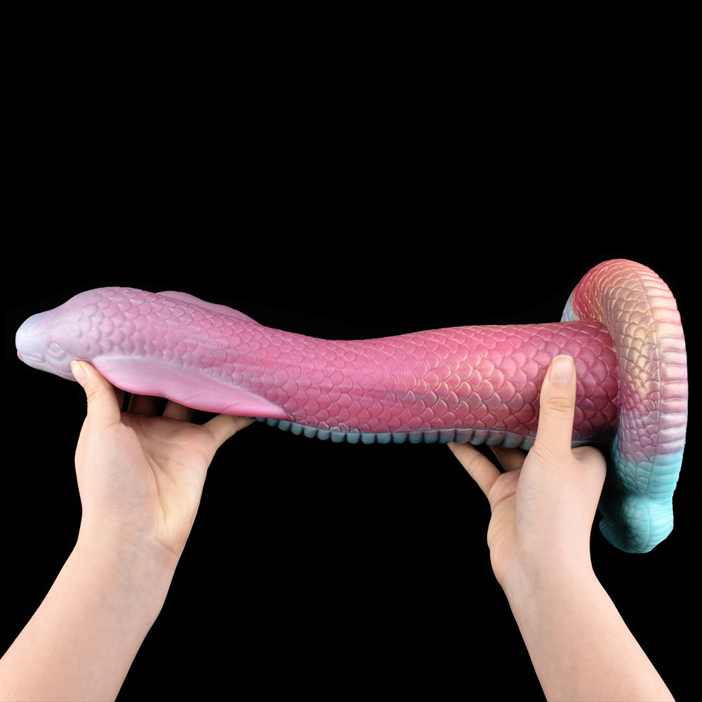 Consolador anal de fantasía con forma de dragón gigante: juguete sexual con ventosa de silicona de colores para mujeres