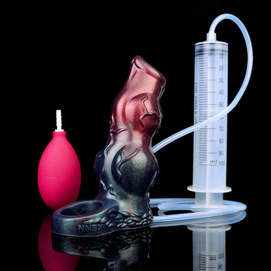 Silikon-Dildo-Penishülle – Fantastisches Squirting-Penis-Extender-Sexspielzeug für Männer