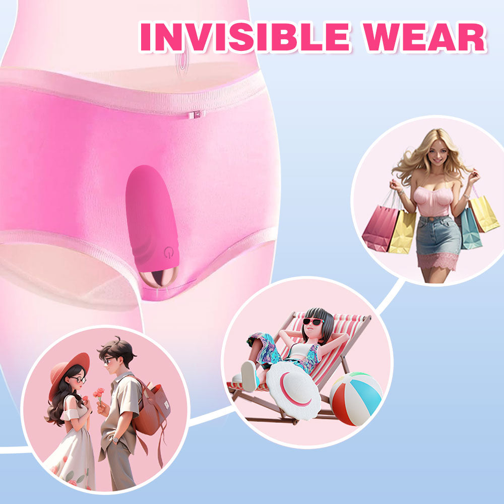 Strap On Bullet Vibrator - Insertable Remote-Controlled Sex Toys