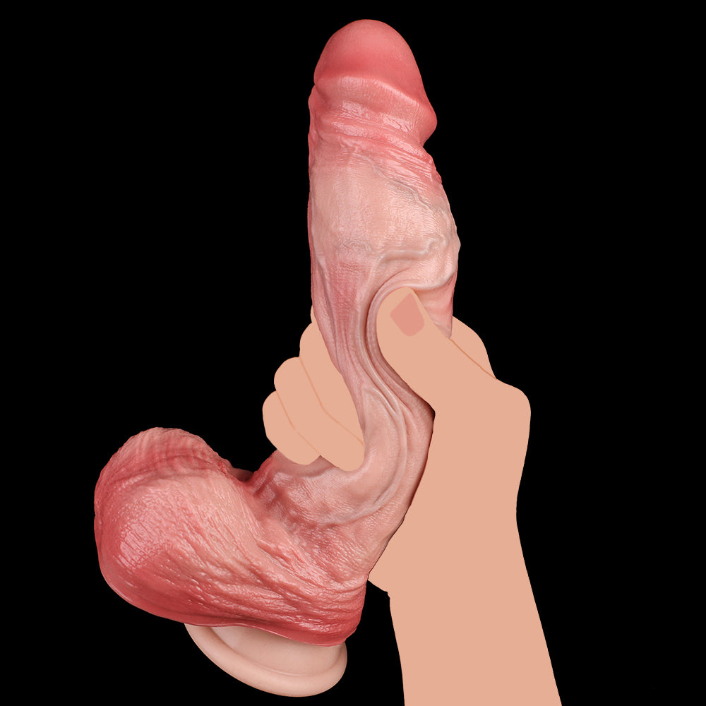 Realistic Silicone Dildo with Suction Cup —Sensual Pleasure Tool Designed for Women