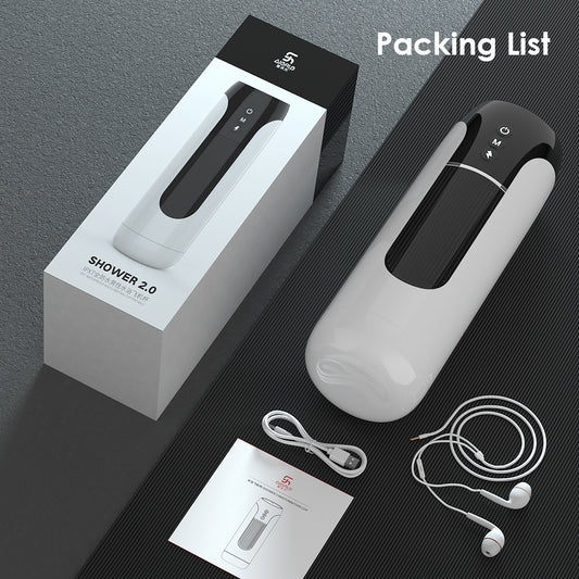 Smart Voice-Interactive Male Masturbator – Vibration and Stretching Sucking Dick Function