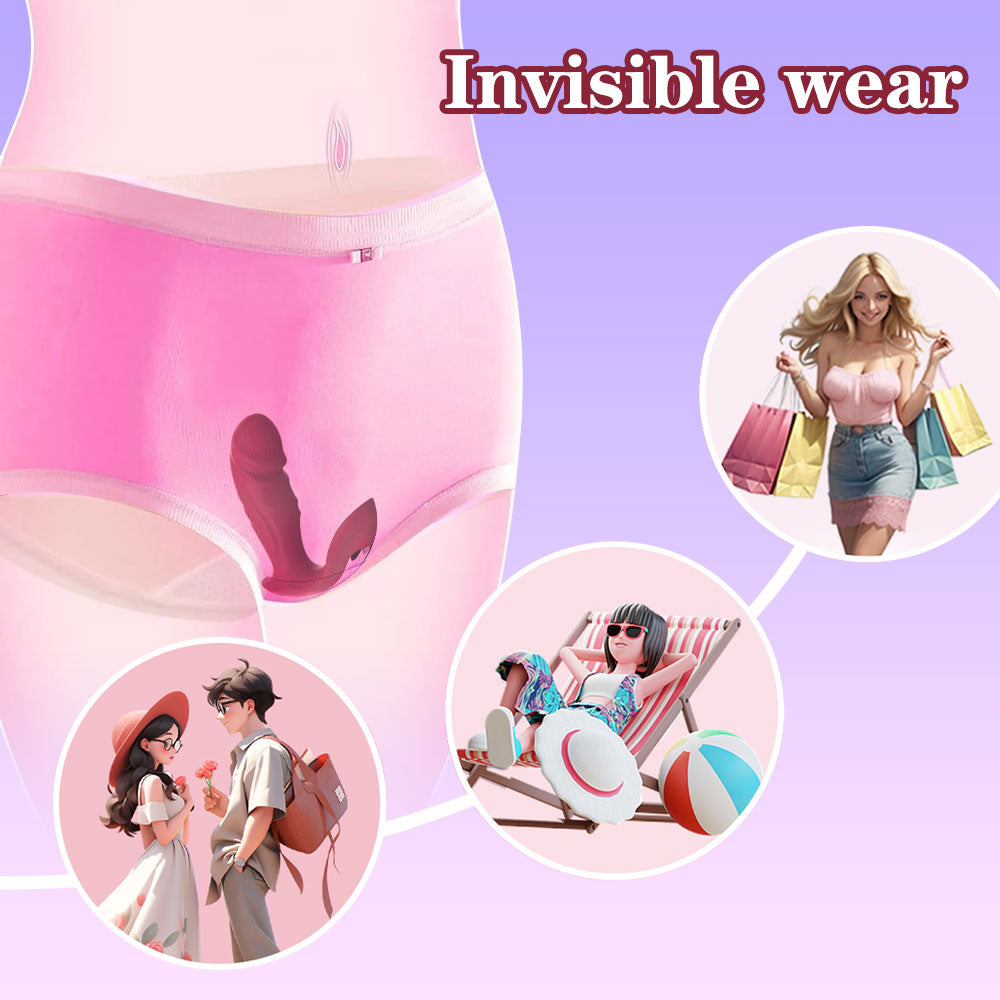Strap on Insertable Triad Vibrator Anal Dildo – 3-in-1 Silicone Pleasure Enhancer for Women