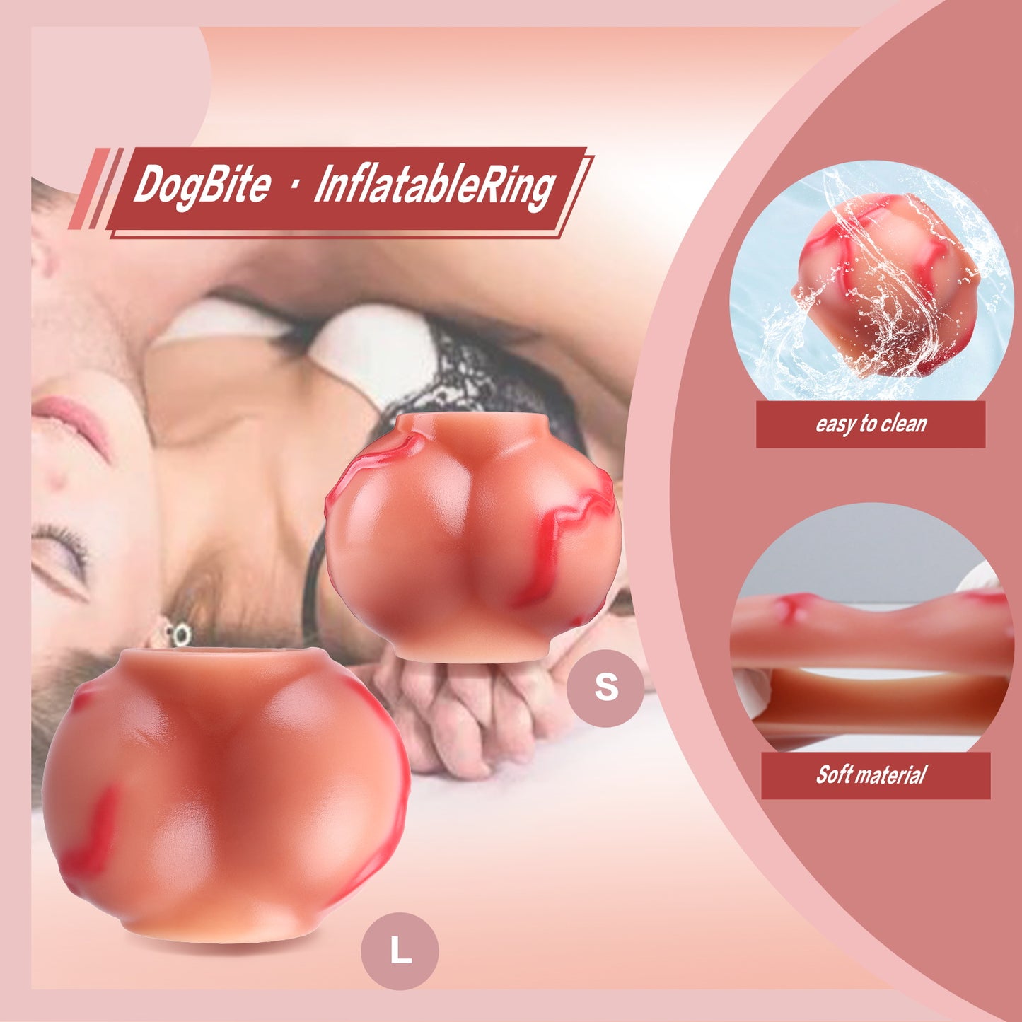 Fantasy Silicone Dog Penis Sleeve-Master Length & Girth with This Ultimate Male Enhancement Tool