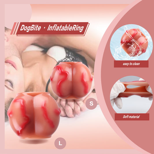 Anillo de bloqueo para funda de pene de inspiración canina: sujeción precisa para un juego inmersivo y profundo