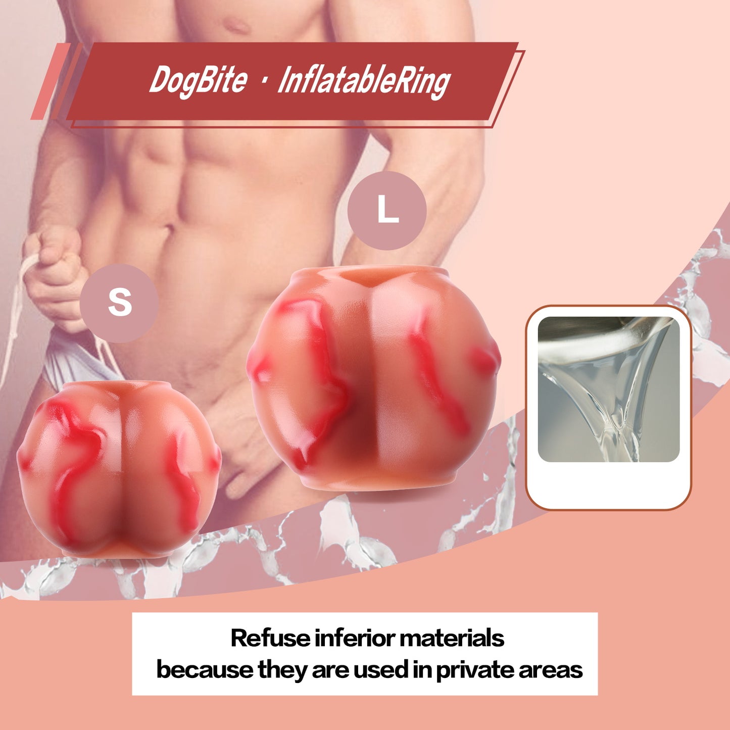 Canine-Inspired Penis Sleeve Lock Ring — Precision Cock Restraint For Deep Immersive Play