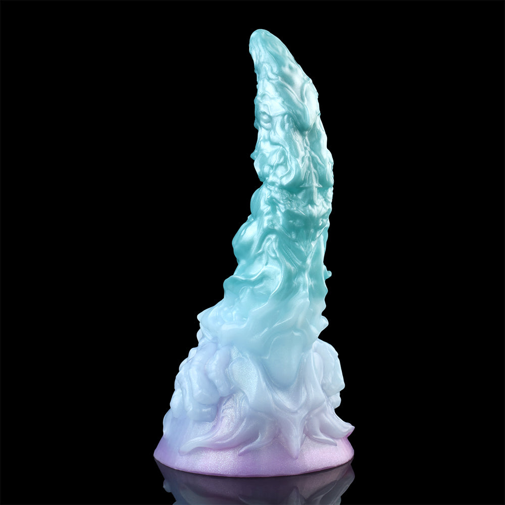 Fantasy Silicone Strap-On Dildos – Blue Tentacle Suction Cup Butt Plug Female Sex Toys