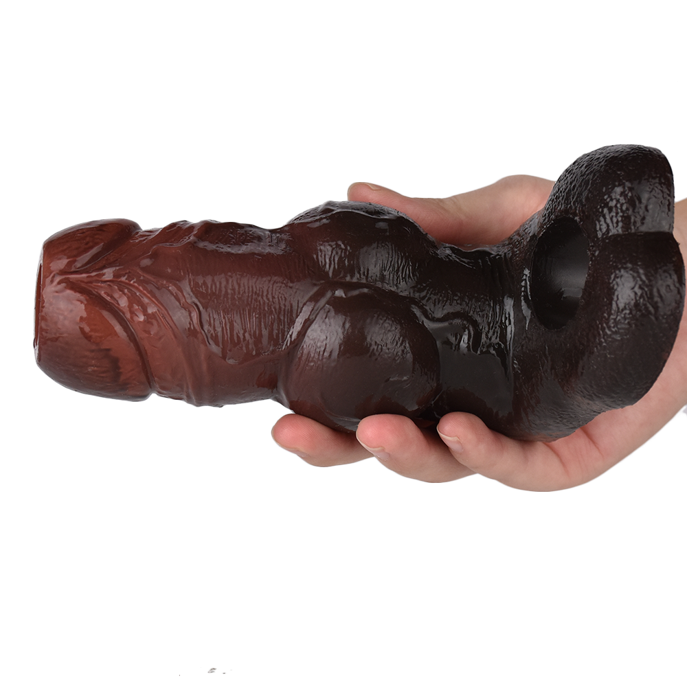 Mid-Testicle Design Penis Sleeve – Innovative Shape Sex Toys for Man