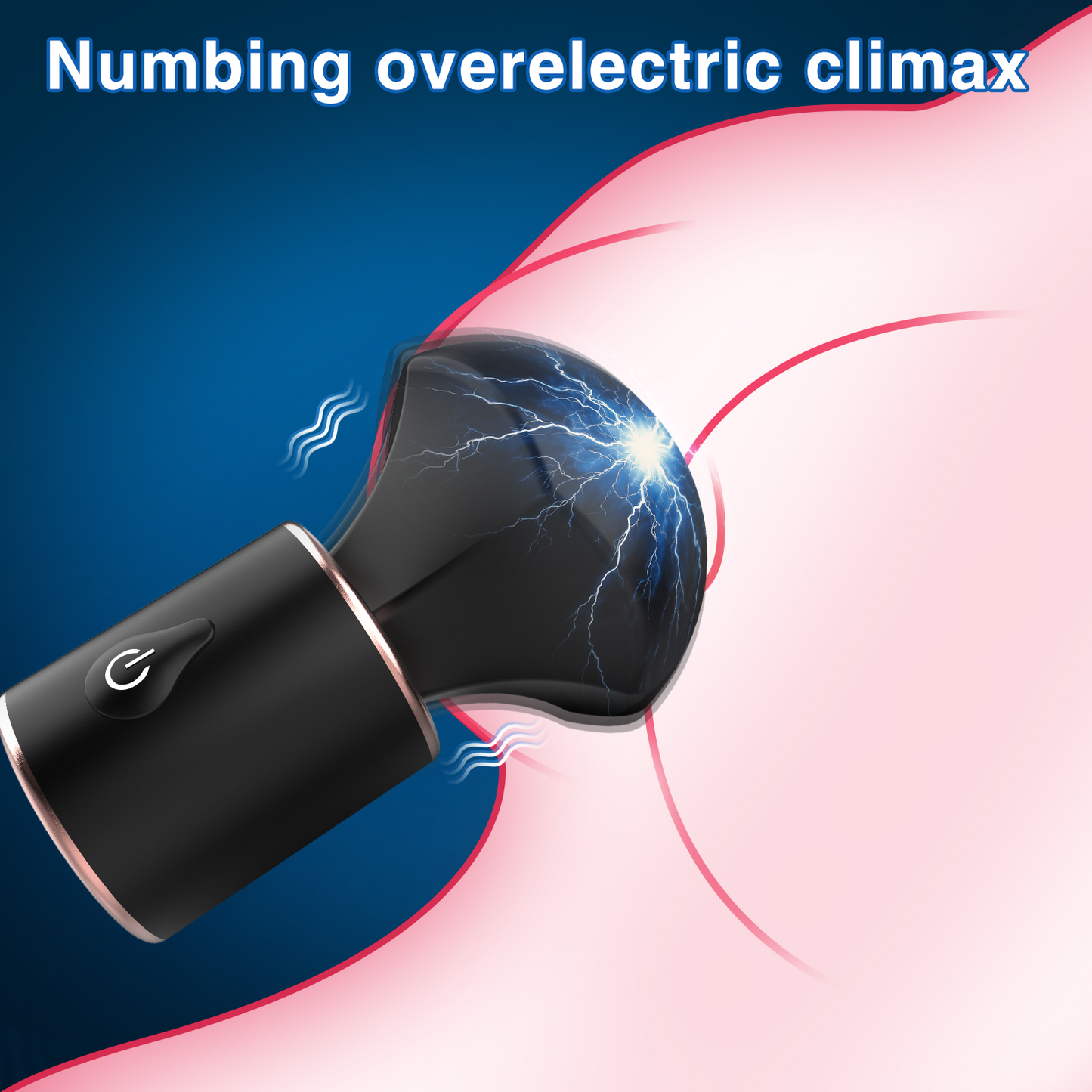Mini AV Magic Wand Vibrator – Black Forced Orgasm Kinky Sex Toys for Women Men