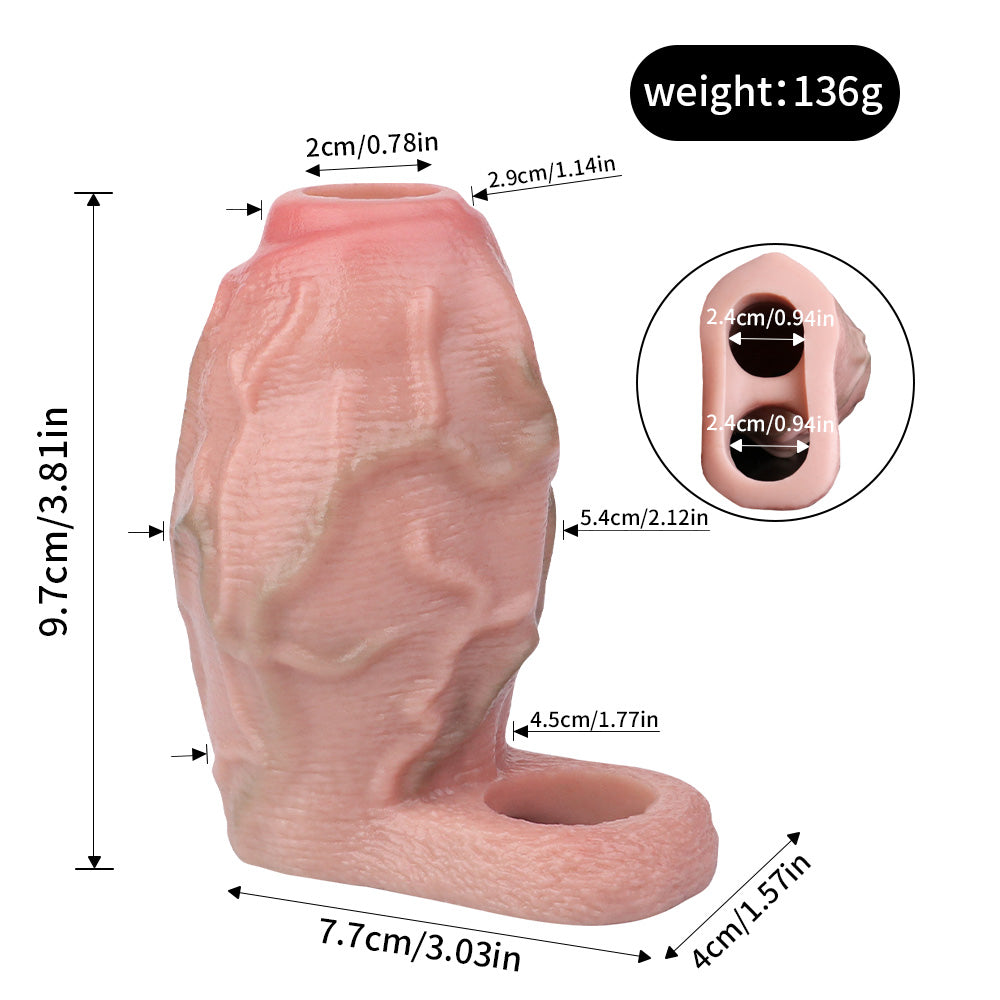 Thick Penis Sleeve - Enhance Male Size and Pleasure Male Sex Toy