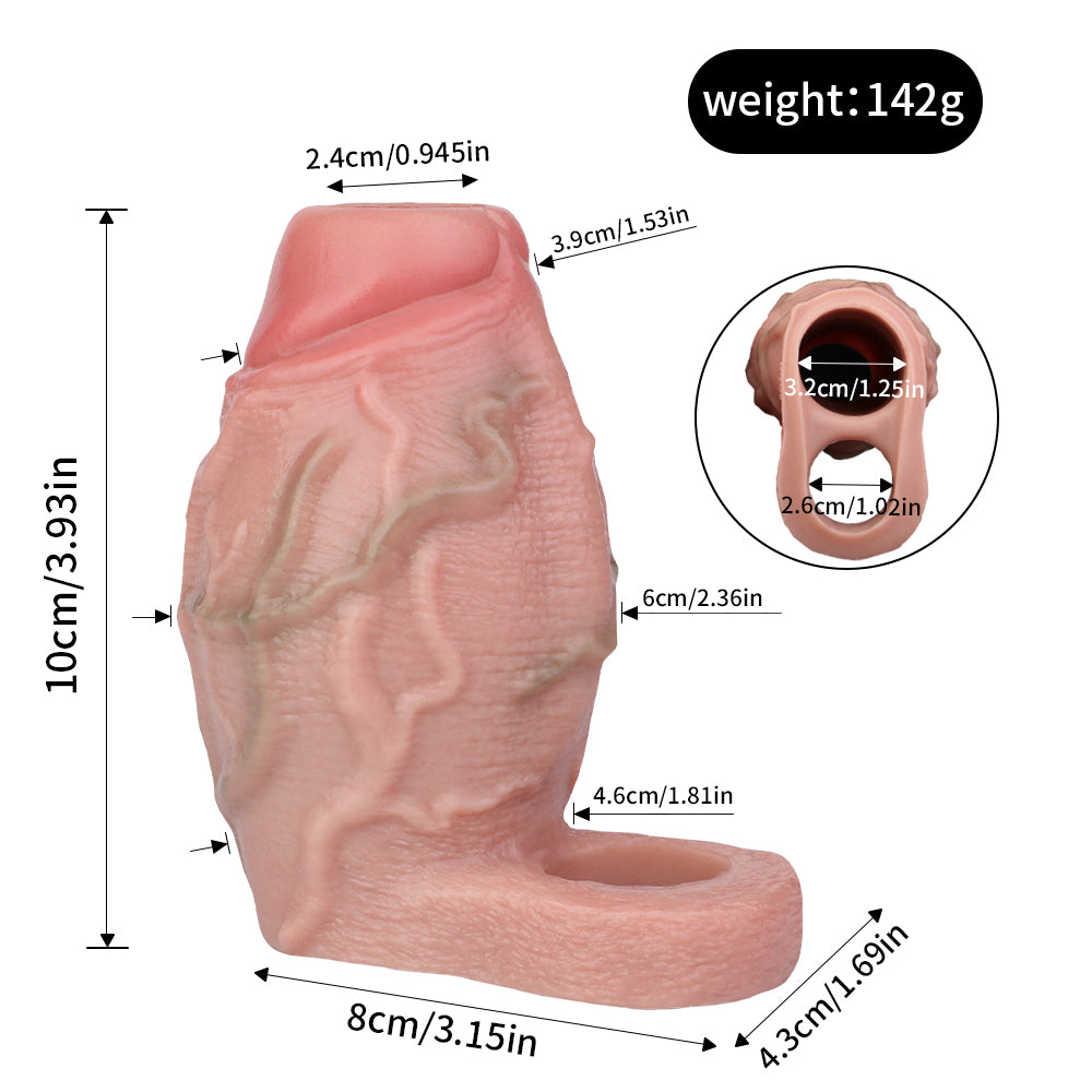 Realistic Penis Sleeve – Enhance Male Endurance Sex Toy