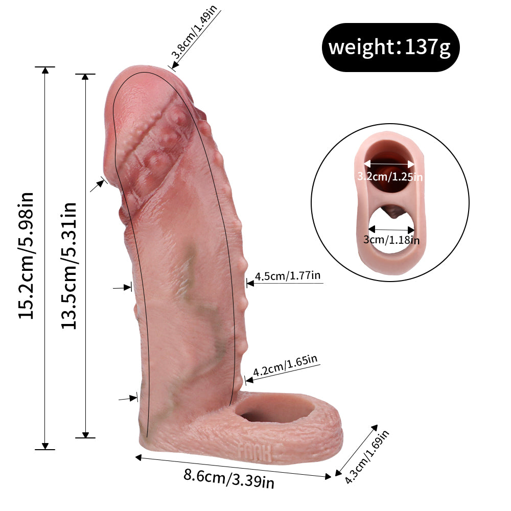 Ring Contact Penis Sleeve – Male Sex Toy for Enhanced Partner Intimacy