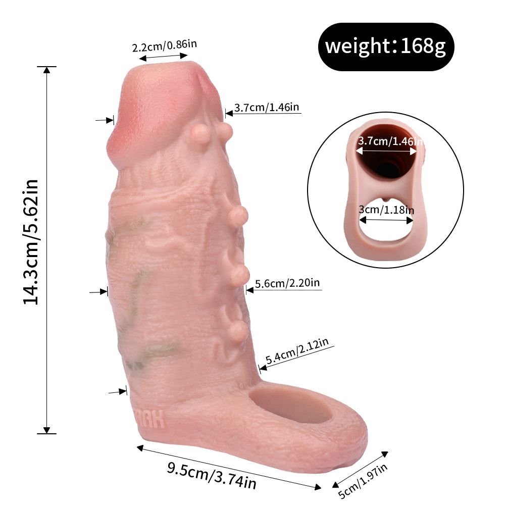 Flesh-Toned Realistic Penis Sleeve – A Sex Toy to Solve Sexual Issues Between Partners