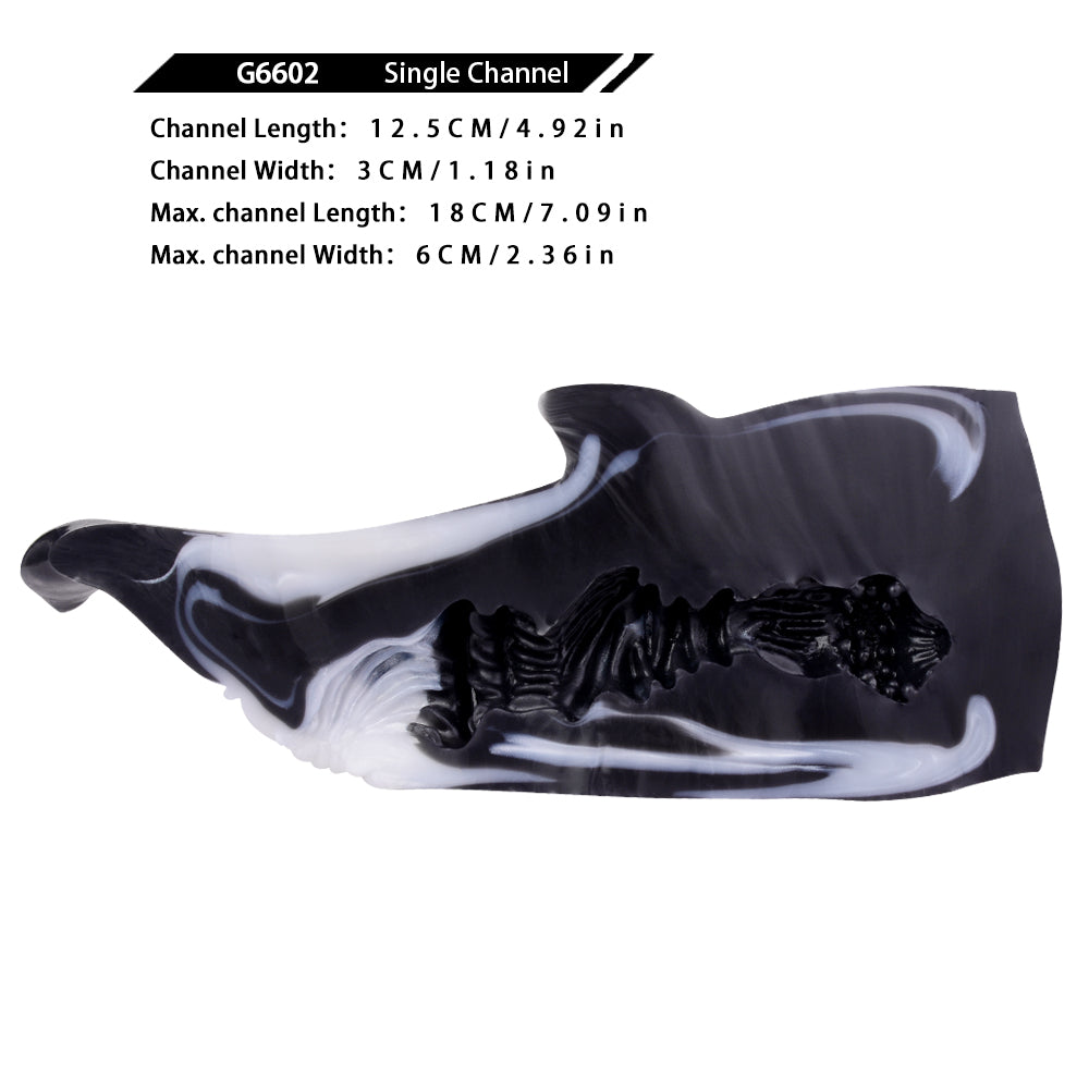 Whale-Shape Penis Massager Pocket Pussy – Liquid Silicone Male Masturbator Cup