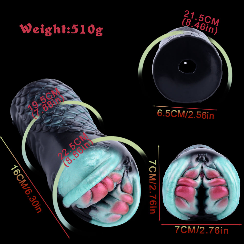 Black Mamba Snake Element Pocket Pussy – Realistic Design, Fantasy Sex Toy