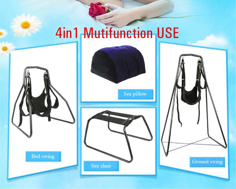 Four-in-One Multifunctional Sex Swing – Breaking Traditional Bondage, Releasing Extreme Desire