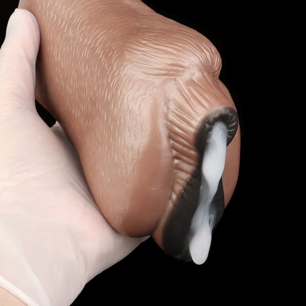 Brown Horse-Themed Pocket Pussy – Sex Toy for Man Intense Pleasure Stimulation