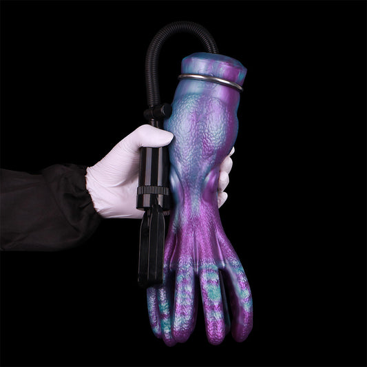 Masturbador con bomba de pene Octopus Pocket Pussy: Restricciones extremas, masaje de pene, juguetes sexuales para hombres