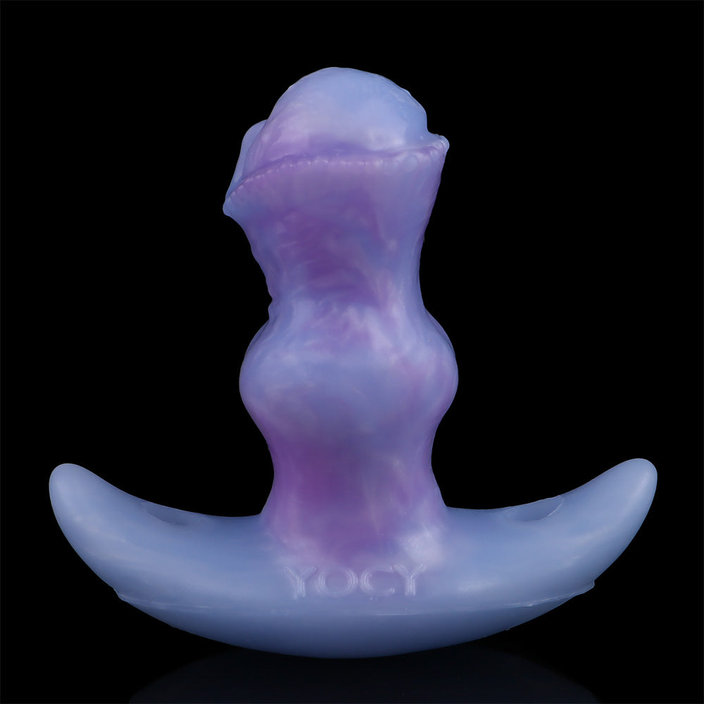 Fox Fantasy Vibrating Anal Dildo Butt Plug –Thrusting Silicone Female Masturbation Sex Toys
