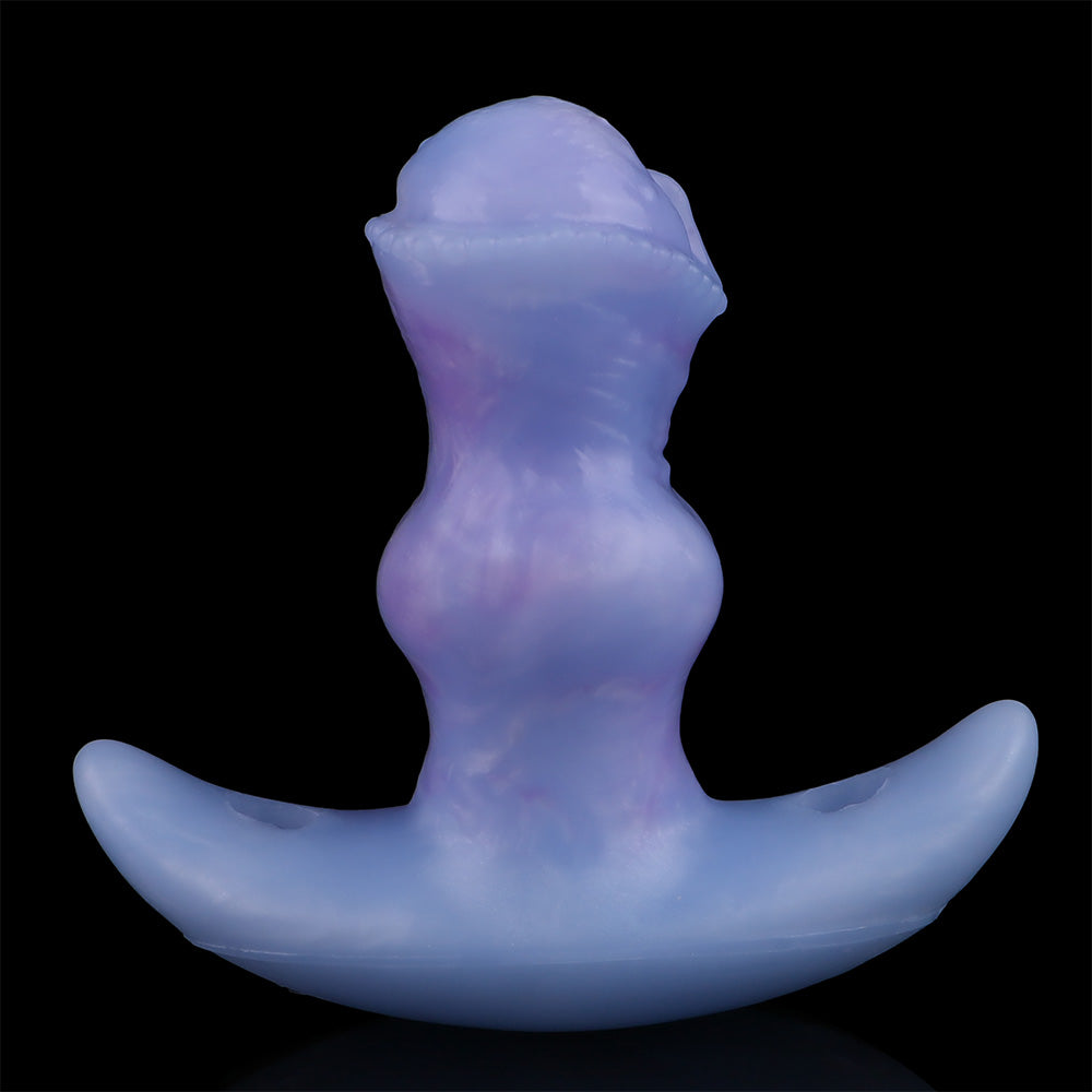 Fox Fantasy Vibrating Anal Dildo Butt Plug –Thrusting Silicone Female Masturbation Sex Toys