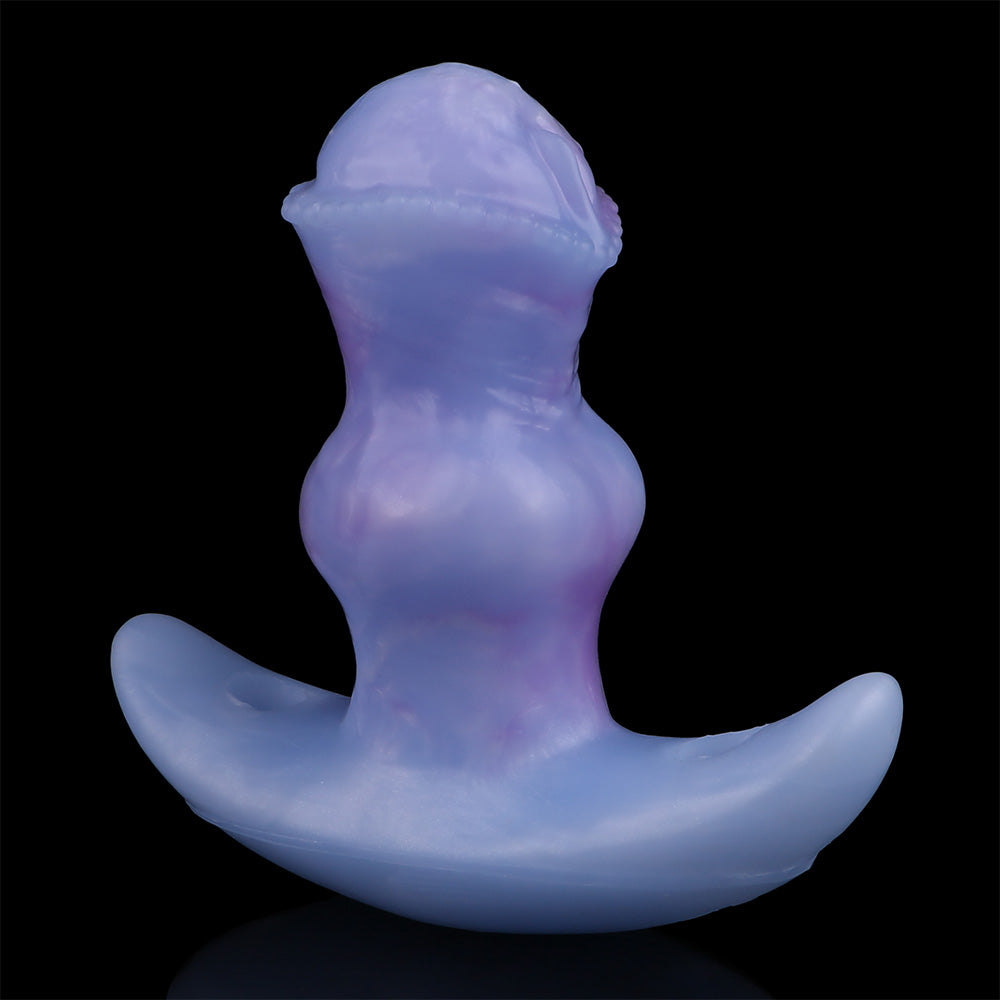 Fox Fantasy Vibrating Anal Dildo Butt Plug –Thrusting Silicone Female Masturbation Sex Toys