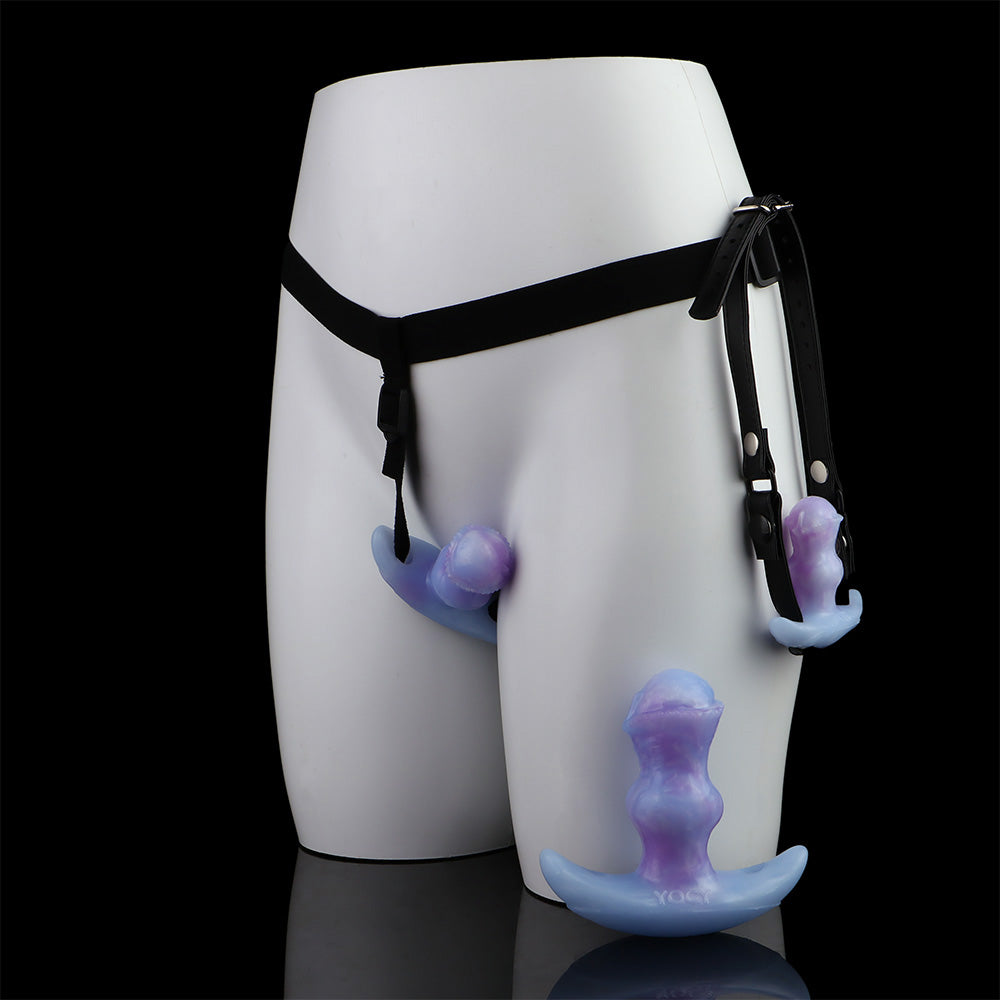 Fox Fantasy Vibrating Anal Dildo Butt Plug –Thrusting Silicone Female Masturbation Sex Toys