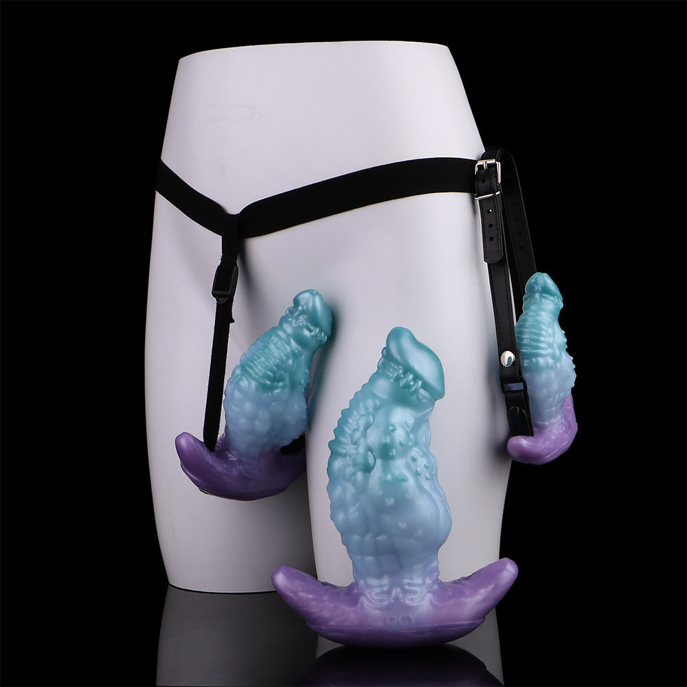 Monsterdildo Vibrating Bullet Butt Plug – Remote-Controlled Strap-on Harness Anal Sex Toys