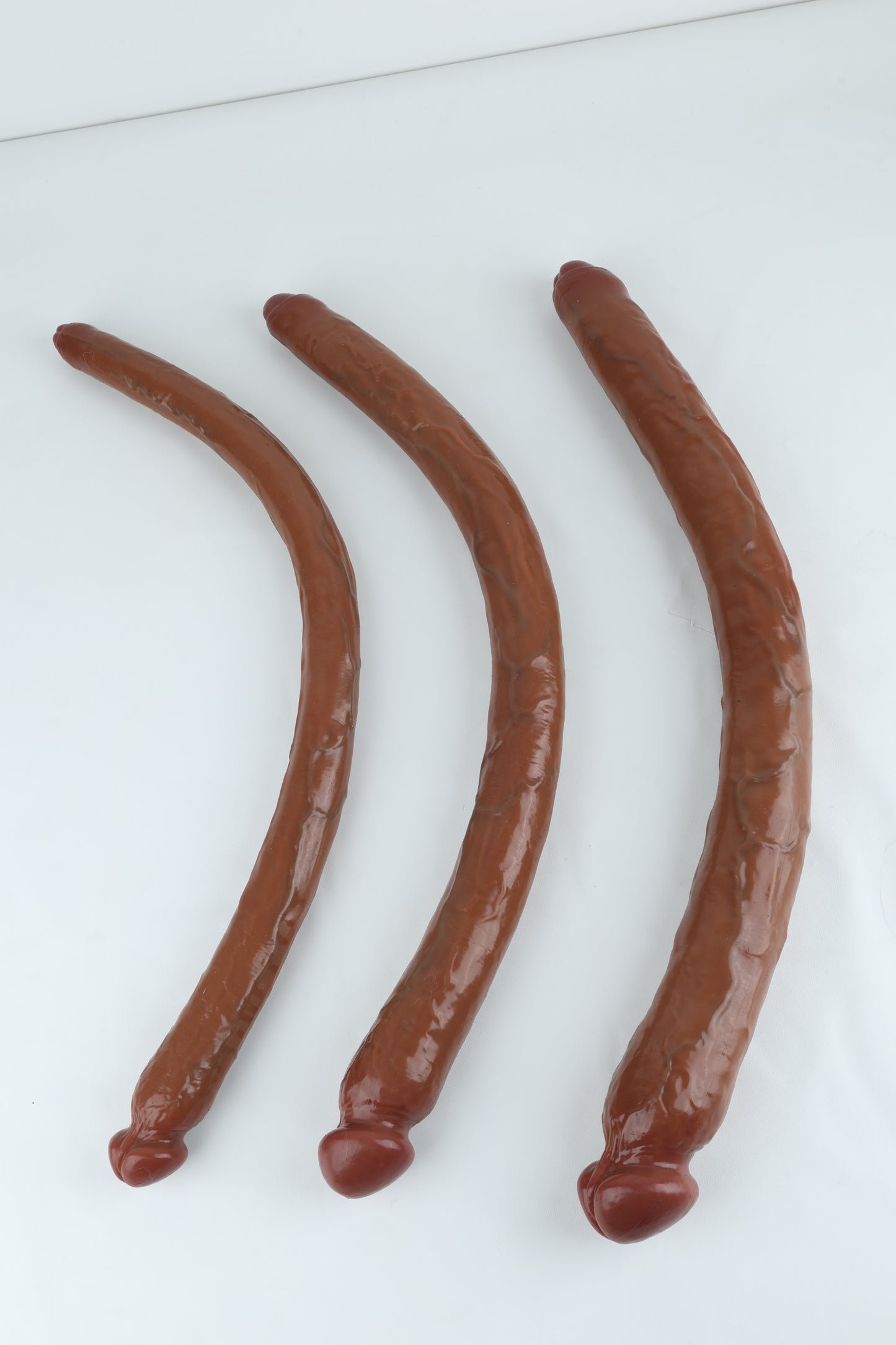 Liquid Silicone Double Dildo – Double-end Anal Sex Toys Lesbian Couple Fantasy