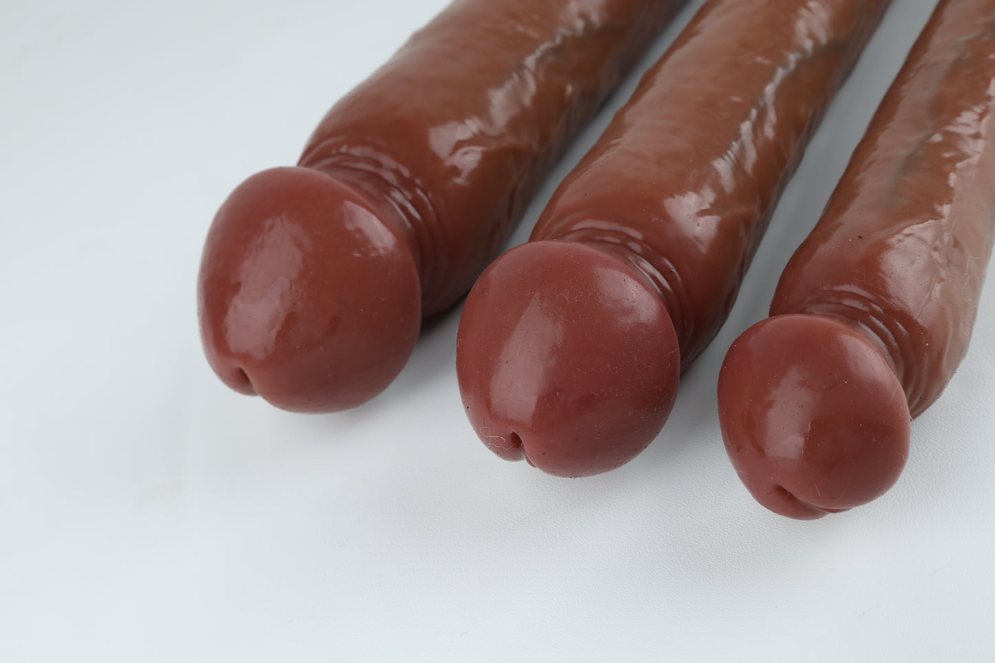 Liquid Silicone Double Dildo – Double-end Anal Sex Toys Lesbian Couple Fantasy